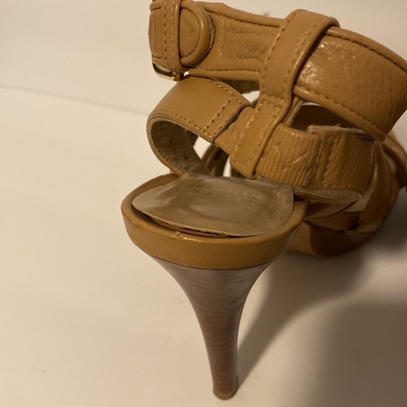 Stuart Weitzman Sexy Nude/Mesh Strappy Stiletto Heels! - Picture 4 of 9